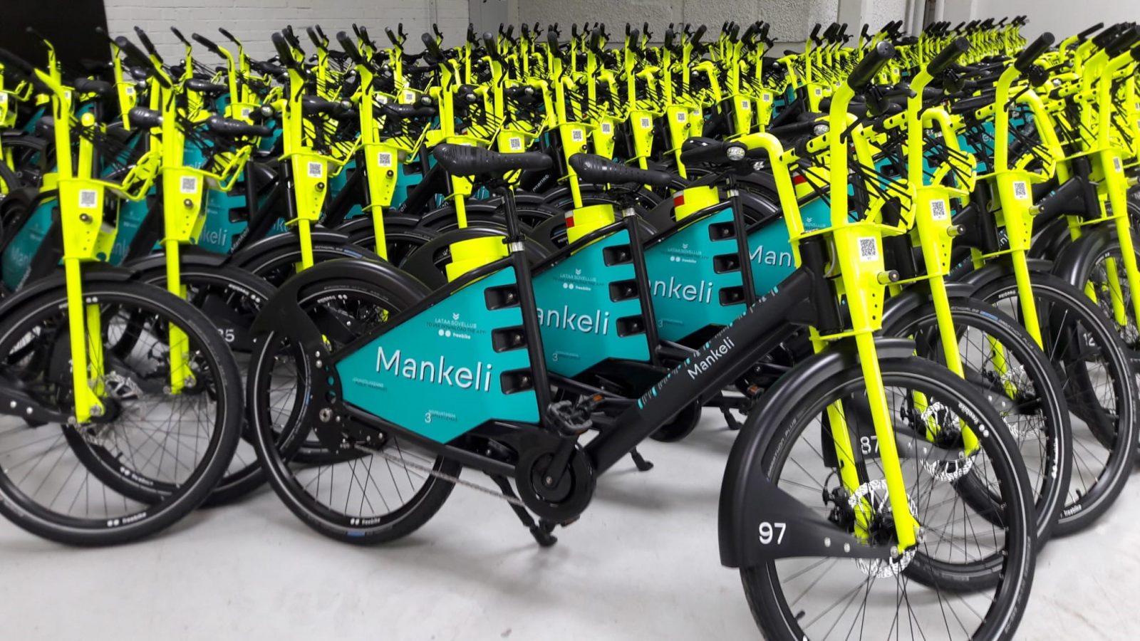 Lahden kaupunkipyörä on Mankeli.