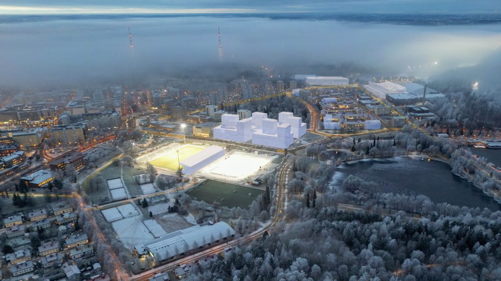 Kaavaluonnosvaihtoehdossa 1 osoitettaisiin vähiten uutta rakentamista, joka säilyttäisi alueen nykyistä luonnetta eniten.