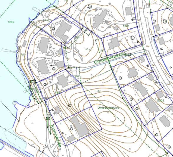 Omarannankatu ja Tuomistontie