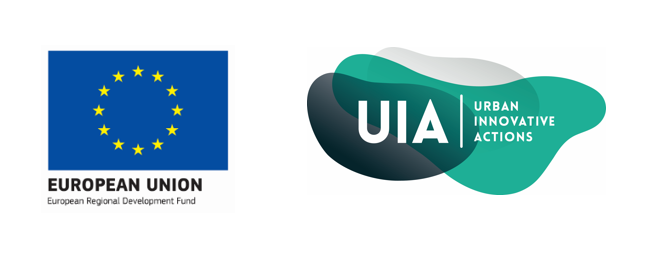 European Union ja Urban Innovative Actions -logot