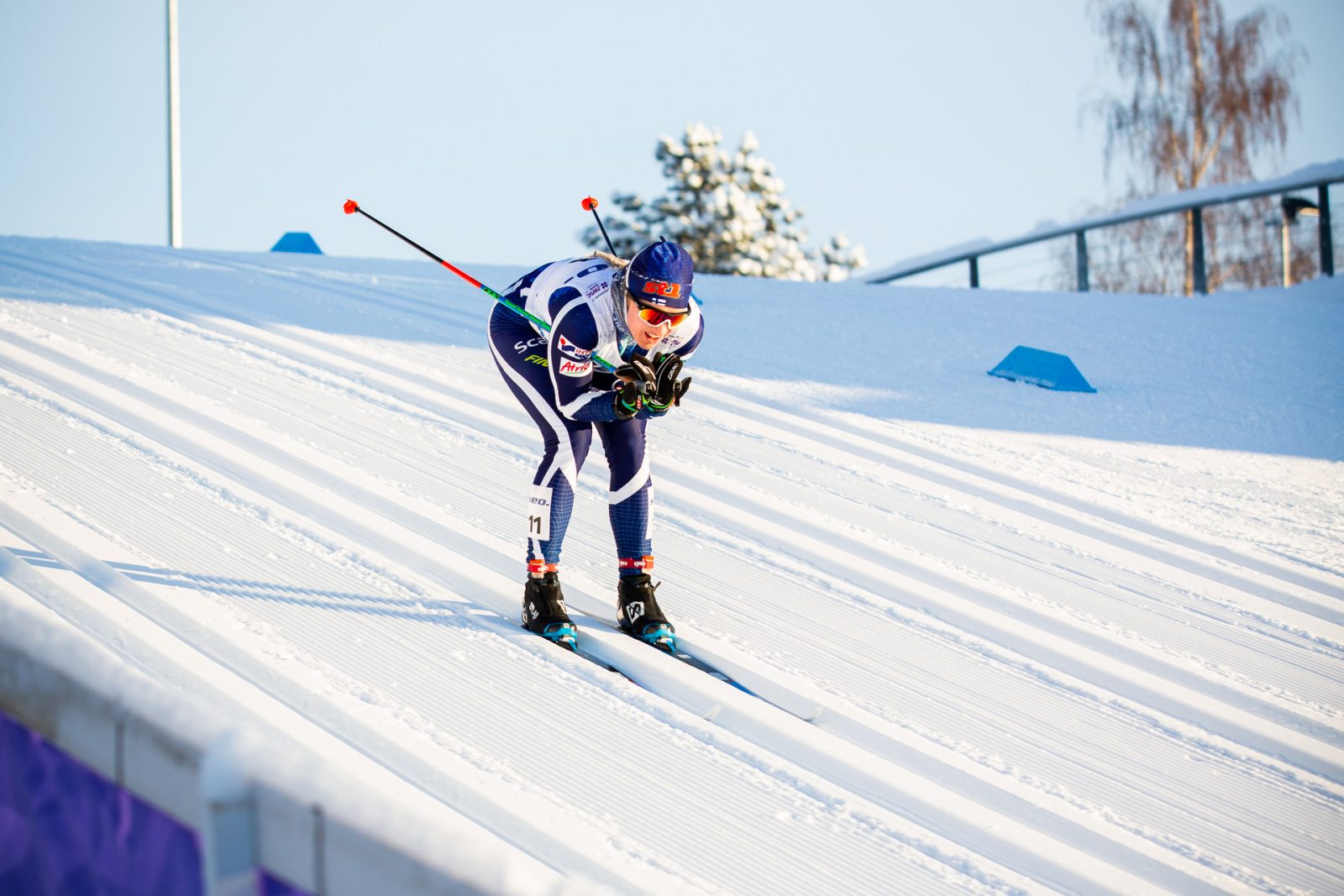 Kilpahiihtäjä Nuorten MM-kisoista Lahdessa 2019