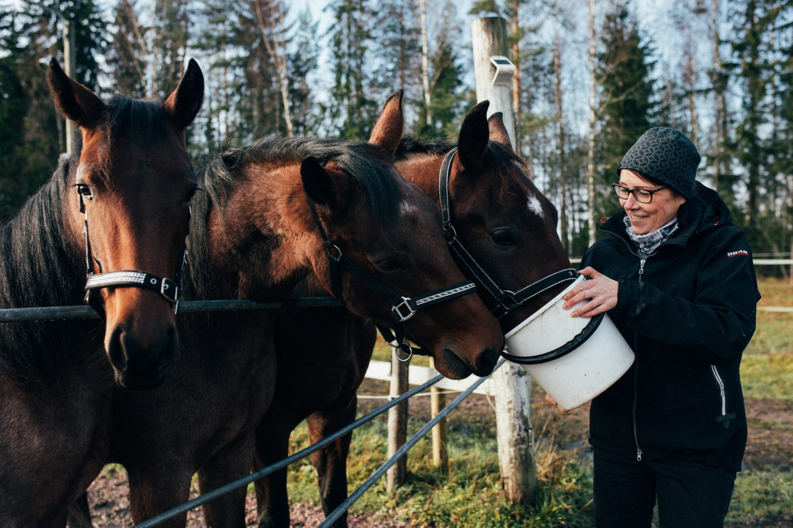 Minna Pekonen asuu Nastolassa Hokkaran kylässä