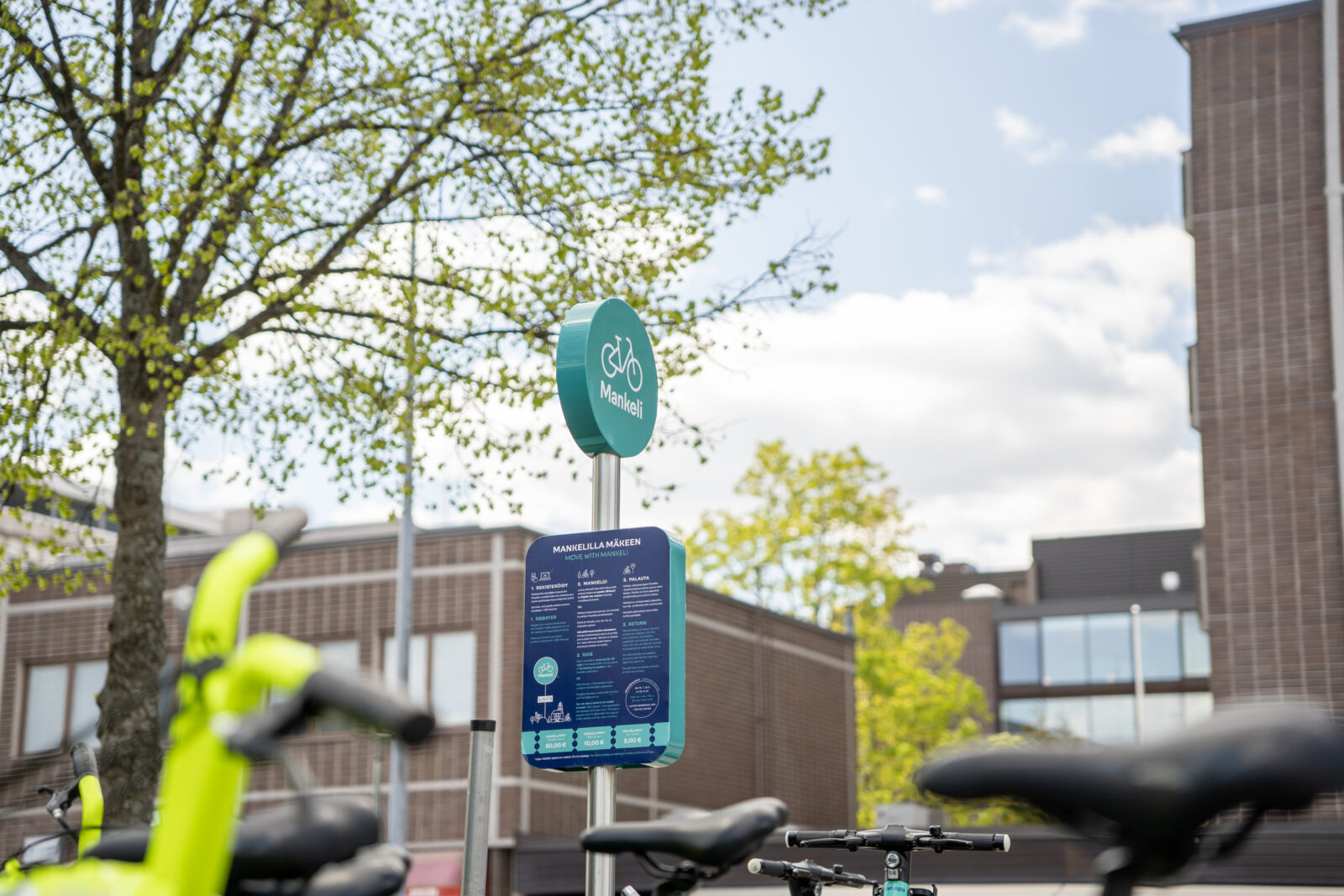 city bike station