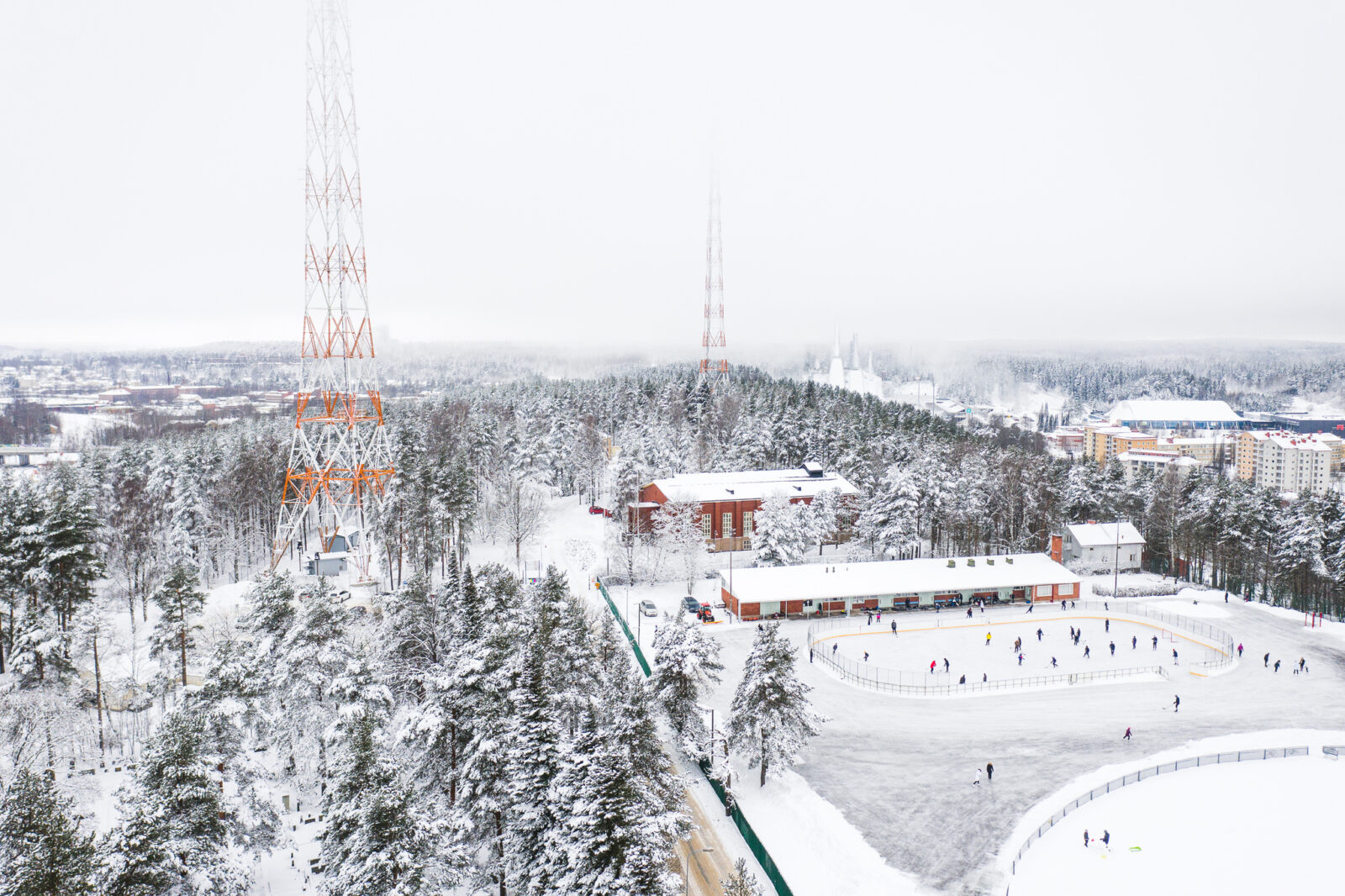 Talvimaisema Radiomäeltä